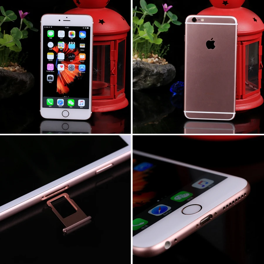 Apple iPhone 6S плюс iOS двухъядерный процессор, 2 Гб Оперативная память 16 Гб/64/128 ГБ Встроенная память 5," 12.0MP Камера LTE отпечаток пальца для разблокированного мобильного телефона, iPhone 6S