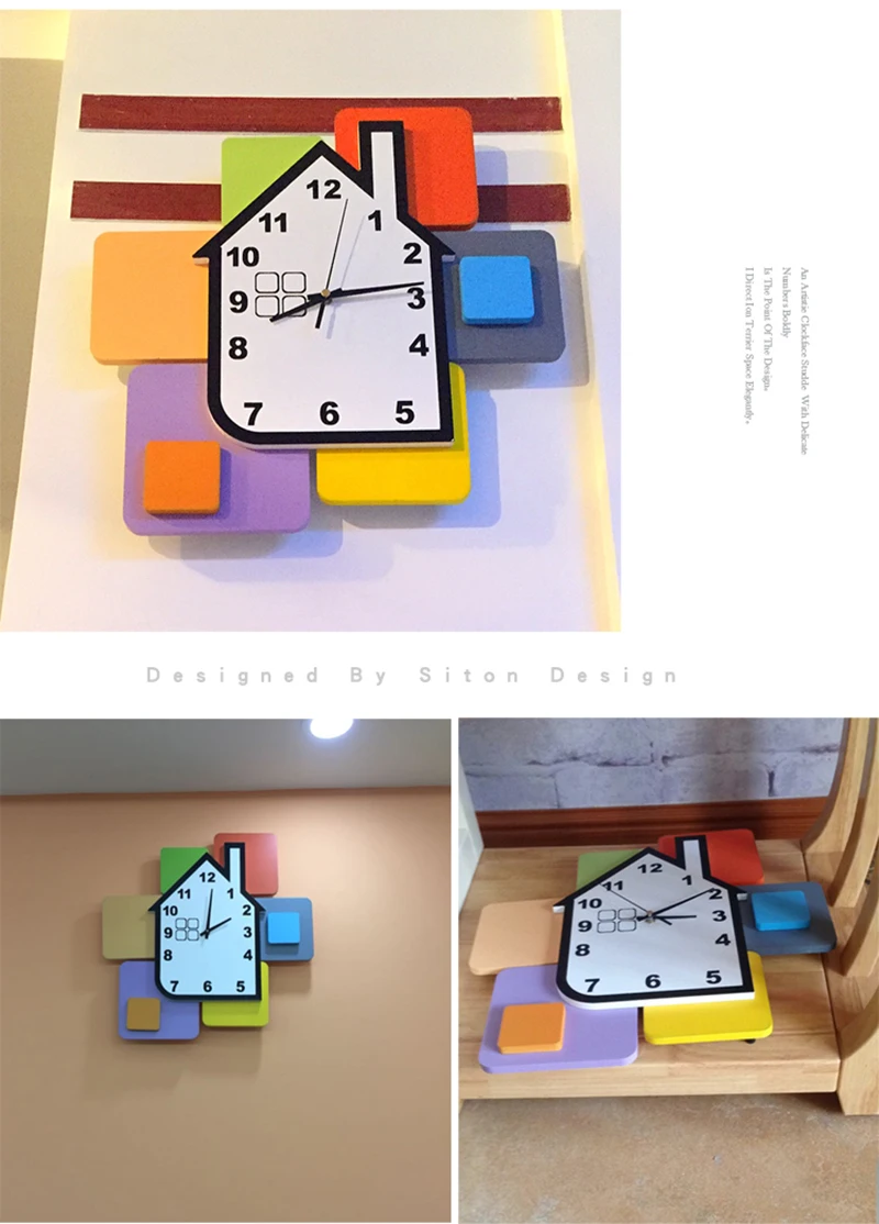 Wall Clock Gold Wall Clock Decor Vintage Wooden Wall Clock Round Wall Clock Modern Clocks Home Decor Living Room Watch (13)