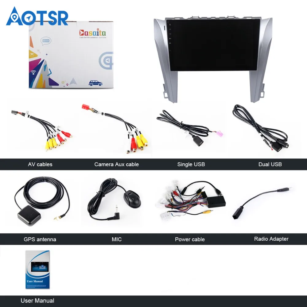 Sale 10.2" IPS 2 din Android Car GPS Navi for Toyota Camry V55 2015 2016 Multimedia Autoradio Navigation head unit 4G 32G PX5 8-Core 5