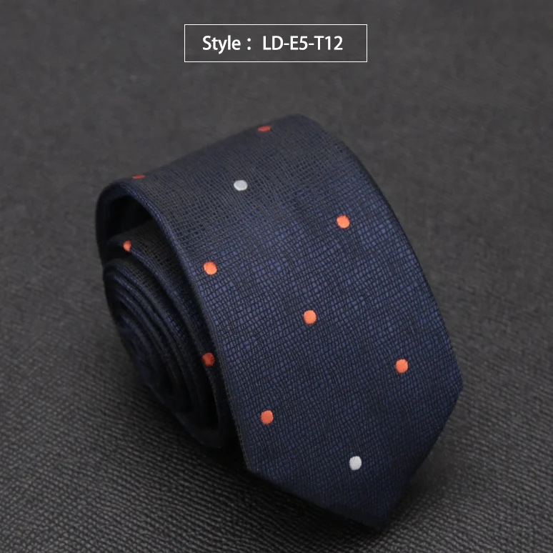 Мужской галстук роскошный формальный модный жаккардовые галстуки для мужчин Бизнес Свадьба Классический Gravata платье галстуки-бабочки аксессуары мужской тонкий галстук - Цвет: LD-E5-T12