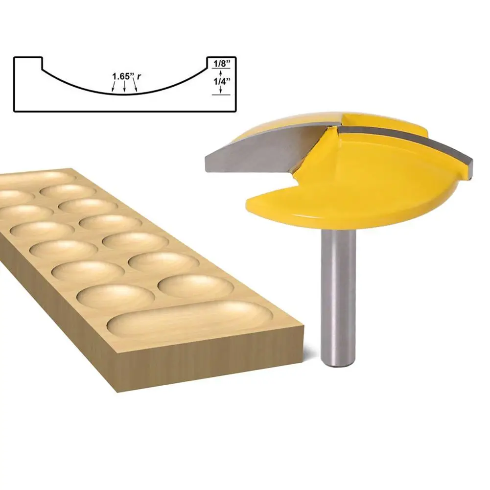 

6mm Shank Flat Base Groove Forming Groove Router Bit Degree Woodworking Milling Cutter Tool