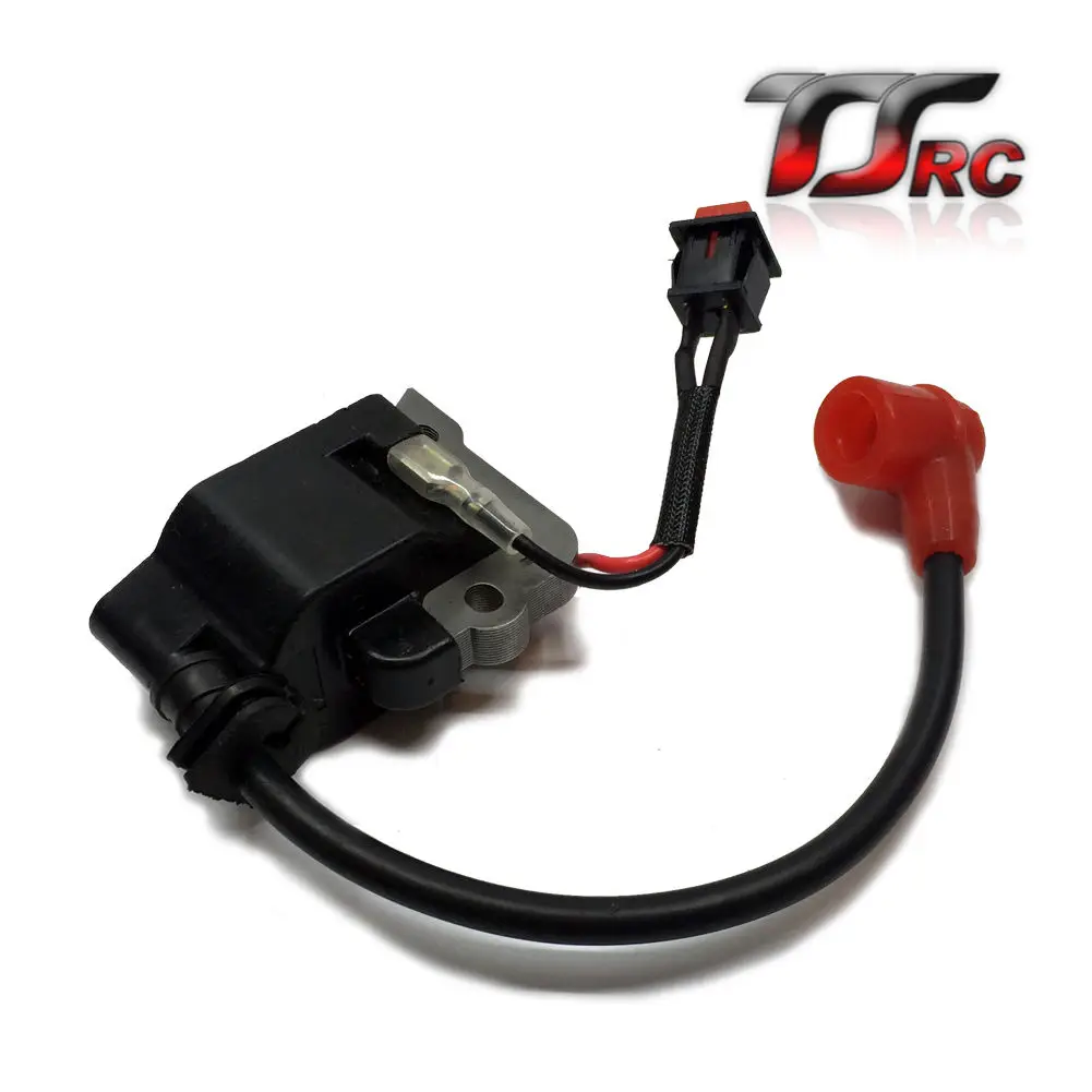 Ignition Coil Materials Red Cap with Switch Wire Fit Zenoah CY ROVAN ENGINES for 1/5 HPI Rovan Km BAJA 5B 5T 5SC Losi Parts