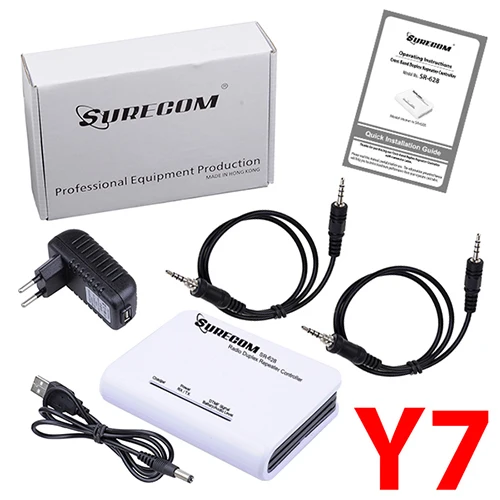

SALE!!! SURECOM Repeater SR-628 cross band Duplex Repeater Controller with 2 pcs YAESU VX-7R cable