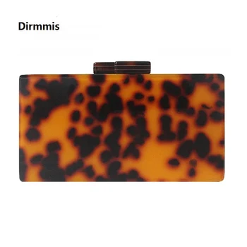 

New Brand Wallet Fashion Women Messenger Bag Elegant Leopard Amber Print Stylish Shoulder Bag Clutch Woman Party Evening Bag