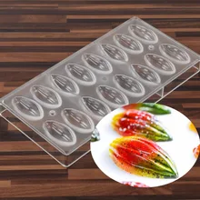 16 отверстий 3D в форме оливки поликарбонатовый для шоколада Торт Пресс-формы для кухни торт конфеты PC форма для шоколада DIY выпечки Кондитерские инструменты