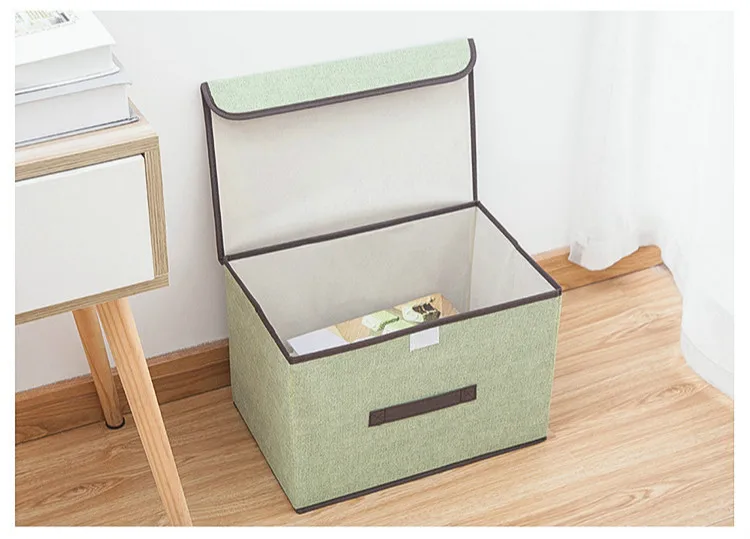 Складной нетканый квадратный ящик для хранения одежды нижнее белье бюстгальтер носки разделитель чехол стол органайзер для шкафа, гардероба Контейнер для игрушек