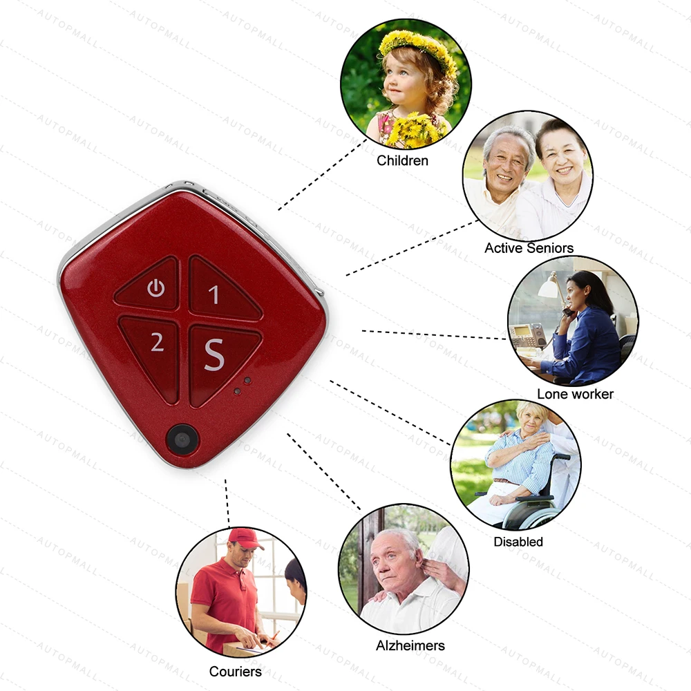 3G GPS المقتفي البسيطة كاميرا GPS تتبع الاطفال محدد مكان الطفل WCDMA GSM المسار GPS Wifi LBS المواقع SOS قلادة سقوط إنذار