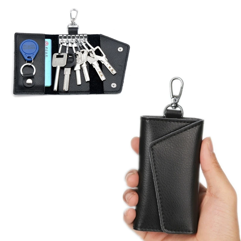 New Genuine Cow Leather font b Key b font font b Wallet b font Card Holder