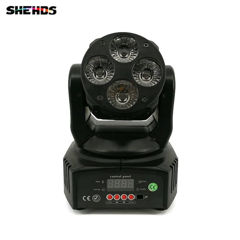 

Fast Shipping LED Moving Head Mini wash 4x18W RGBWA+UV with advanced 16/18 Channels good for Disco Party DJ ShowFree Shpping