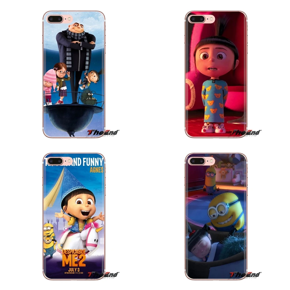 For Xiaomi Mi3 Samsung A10 A30 A40 A50 A60 A70 Galaxy S2 Note 2 Grand Core Prime Silicone Case Cover Unicorn Agnes Despicable Me |