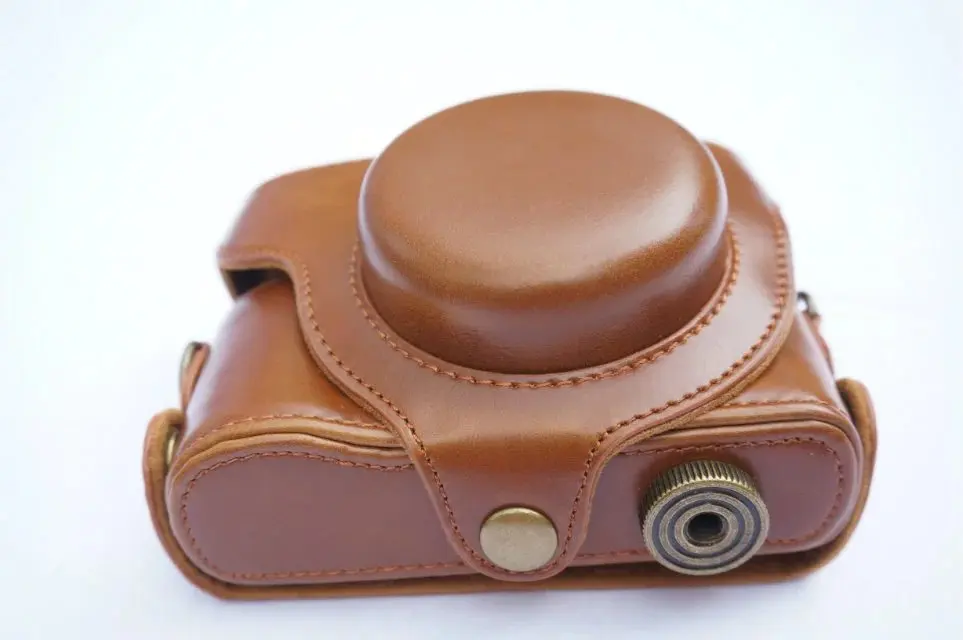 Capa de Vídeo em pu para Panasonic Capa Rígida para Câmera Lumix Visual Lx7 Lx5 Lx3 com Alça Shoudler - Image 5