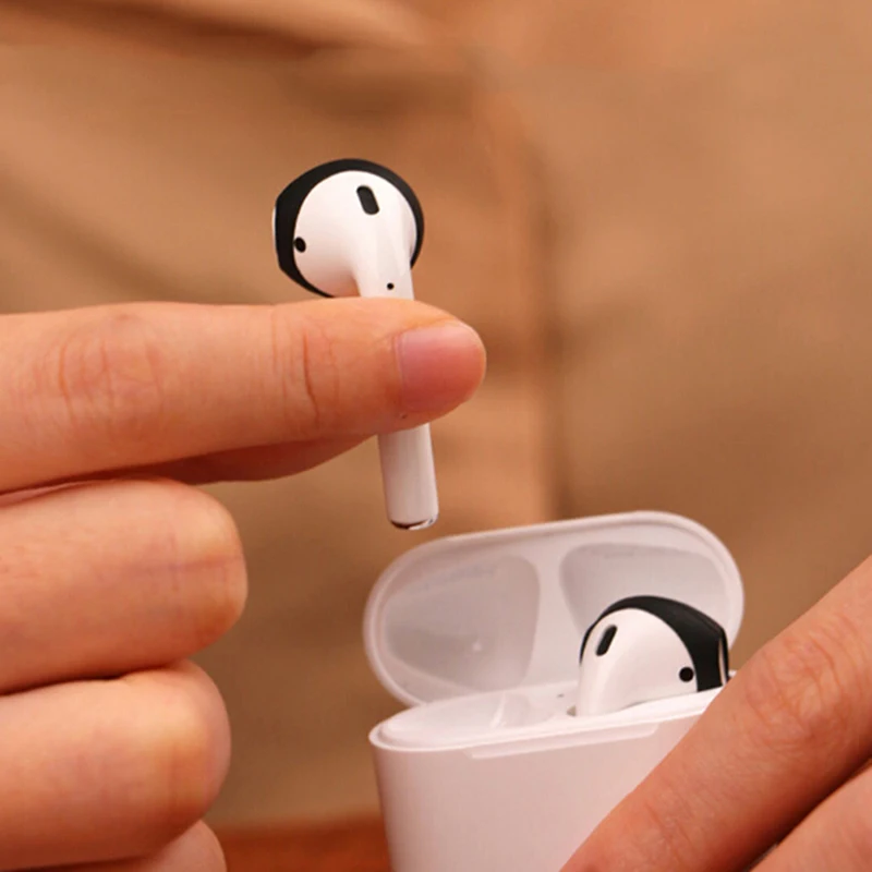 2 шт. пара амбушюров для наушников Airpods силиконовый чехол ушных вкладышей ушные