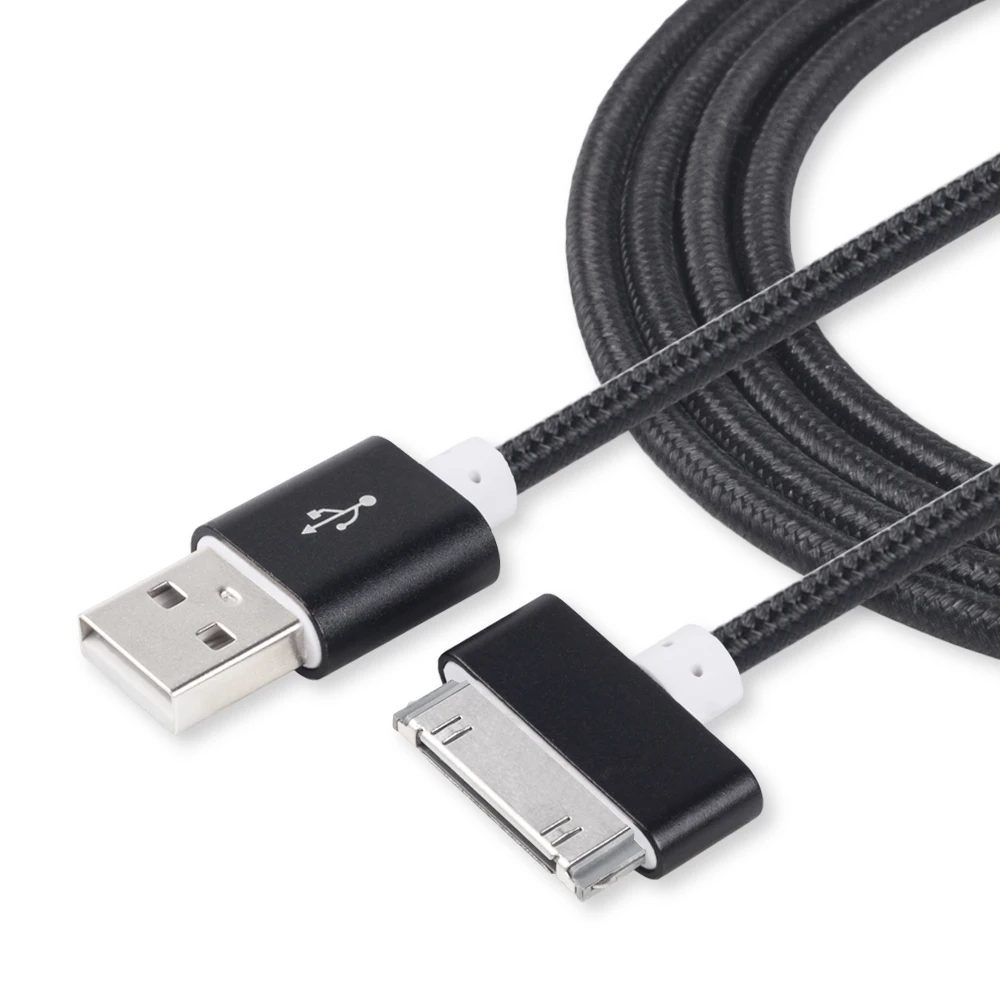 COOLSELL 1,5 м 30pin usb кабель для зарядки и передачи данных для iphone 4S ipad 2/3 красочные Алюминиевые плетеные провода высокого качества