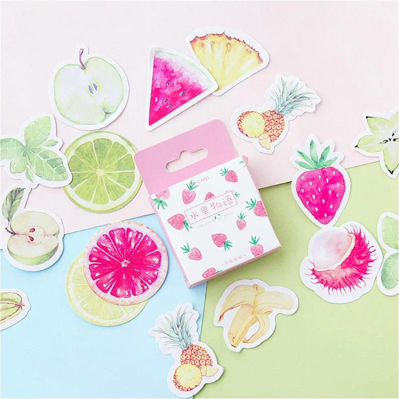 

Fruit Notebook Sketchbook Diary Drawing Painting Graffiti Soft Paper Sketch Book Memo Pad Office School Supplies Gift