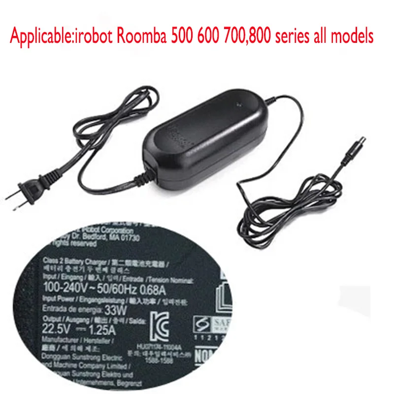 

Power Adapter for irobot Roomba 527 530 550 551 560 595 620 630 650 760 770 780 Vacuum Cleaner Parts 5 6 7 8 series all models