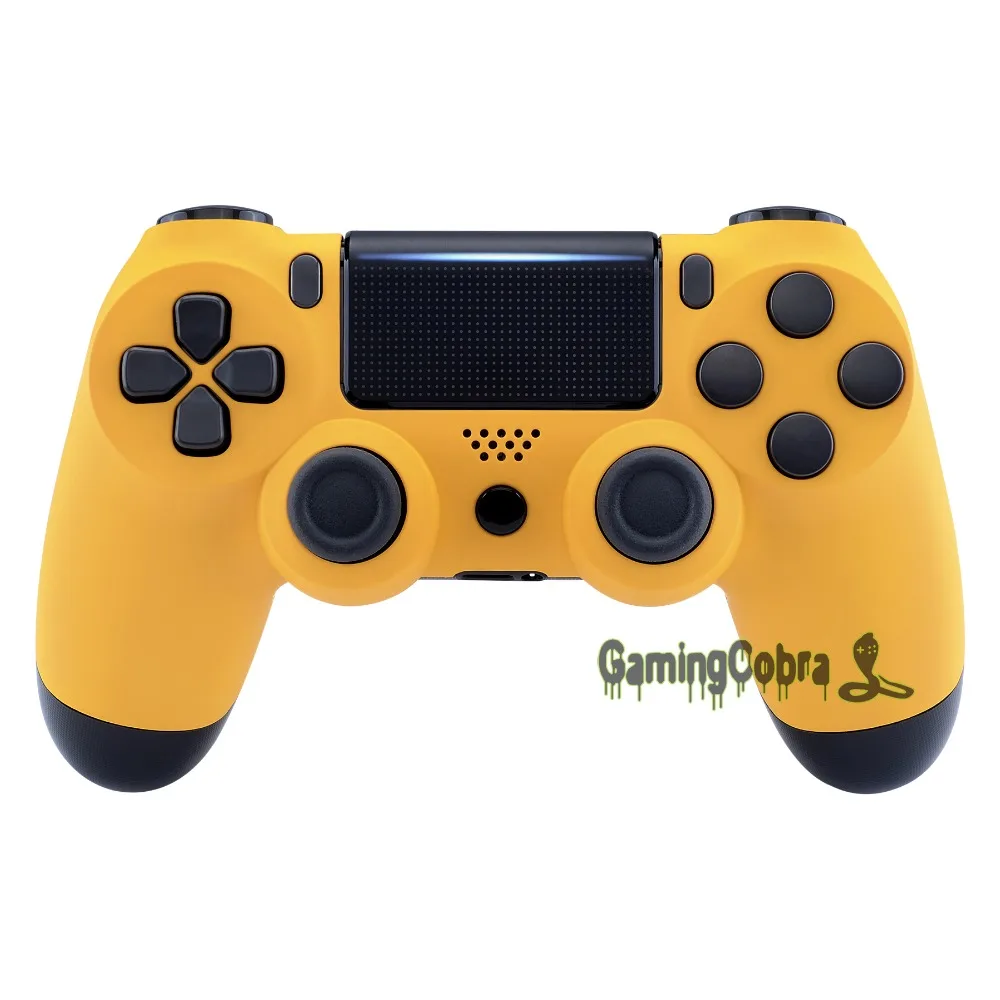 

Caution Yellow Soft Touch Faceplate Front Housing Shell Case for PS4 Pro Slim Controller JDM-040 JDM-050 JDM-055 #SP4FX15