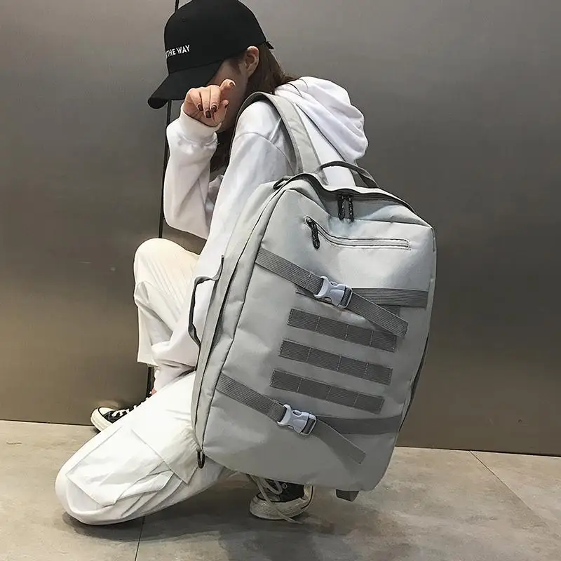 

Brand Leisure Time Both Shoulders Package Will Capacity Canvas High Middle School Student A Bag Woman Man Travel Backpack