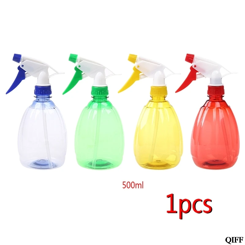 

Drop Ship&Wholesale 500ml Plastic Transparent Trigger Empty Water Spray Bottle Atomizer Flower Plant APR29