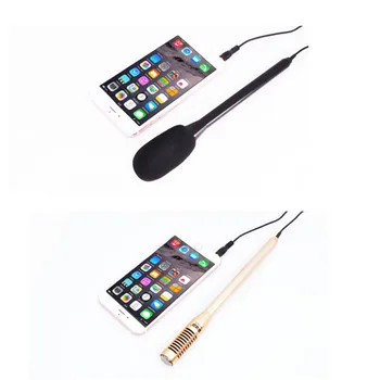 

Smartphone Interview Microphone Portable Directional Microphone Recording Mic for Cellphone Handheld Microphone P68