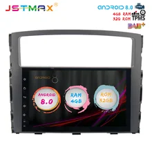 JSTMAX 9 Android 8 0 Car font b GPS b font Player for Mitsubishi Pajero V97