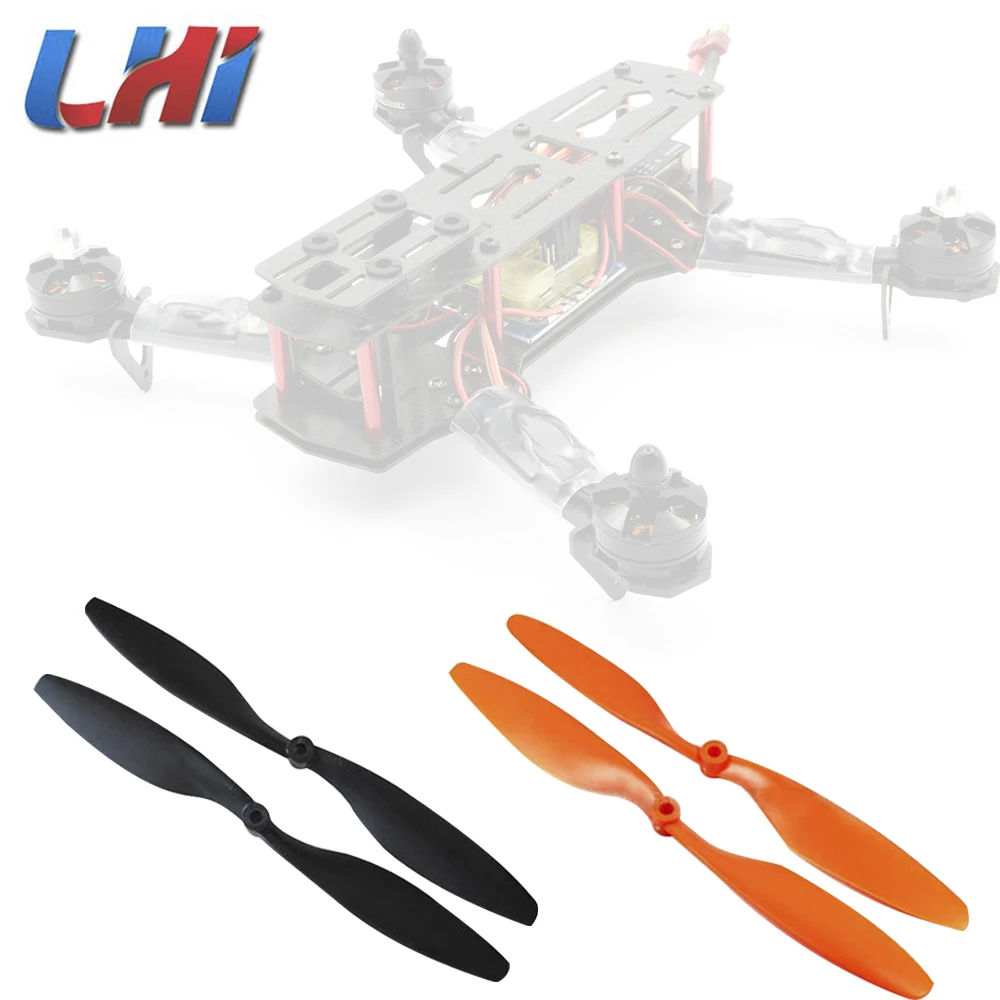 

10" Blade Propeller 1045 Brushless Motor For qav250 Dron Drones frame parts kit Fpv Quadcopter Frame 4pcs 2 Pairs red/black