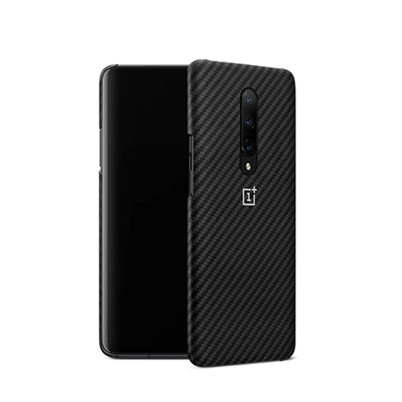 Оригинальный OnePlus 7 Pro Официальный бампер чехол материал арамидное волокно PC