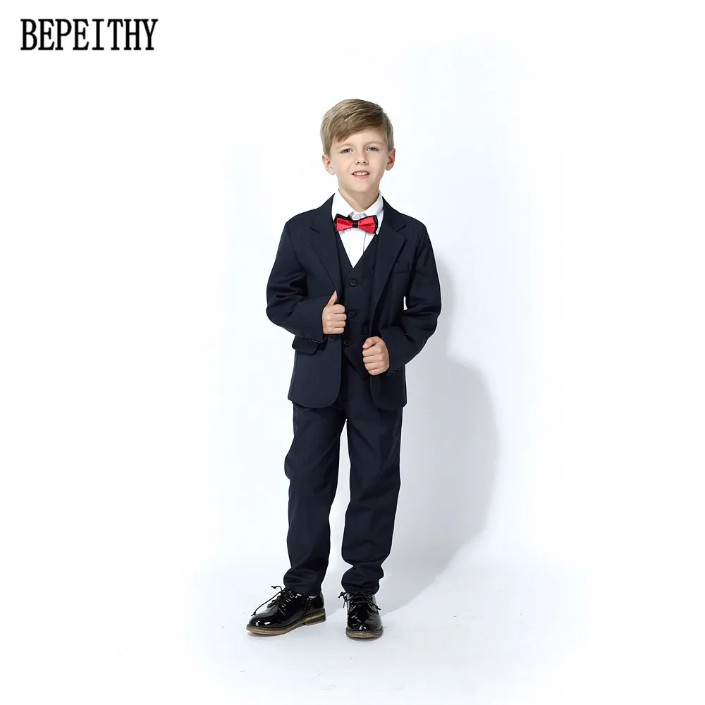 BEPEITHY 2017 New Design Formal 3 Pieces Boy's Attire for Weddings