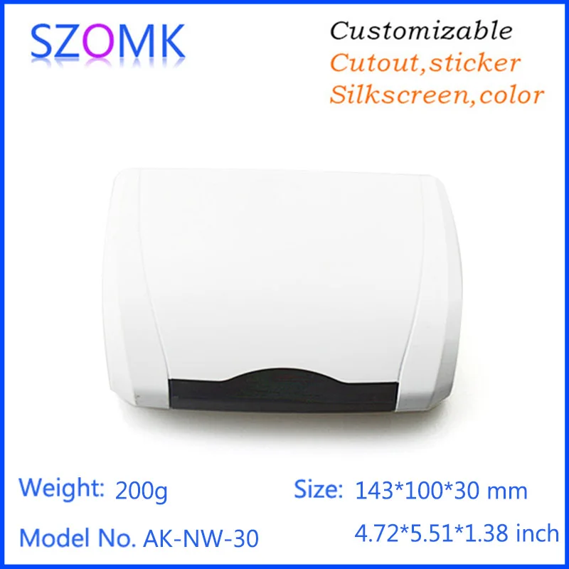 

szomk plastic router enclosure box abs project box (1 pc) 143*100*30mm diy plastic housing project box electronic case