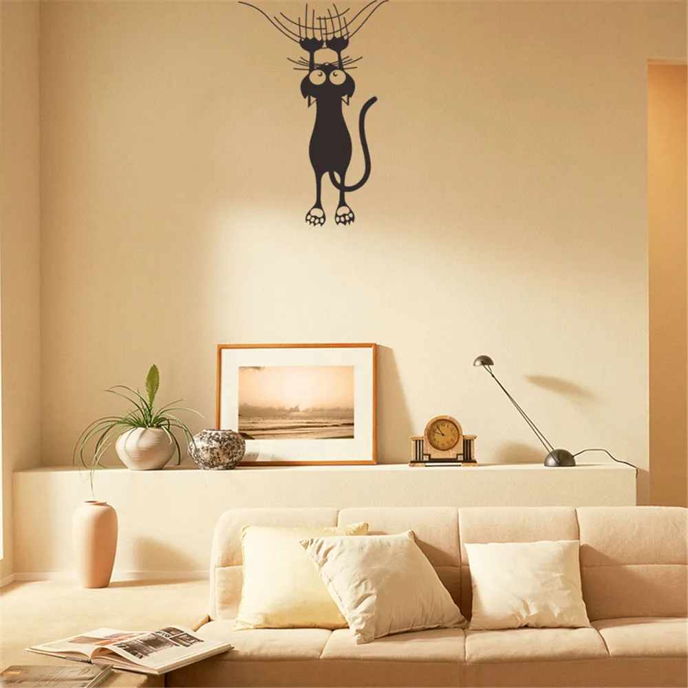 

Cute Cat stickers DIY floor/Wall sticker for kids rooms DIY Family Home Wall Sticker Removable Mural Decals Vinyl Art Room Decor