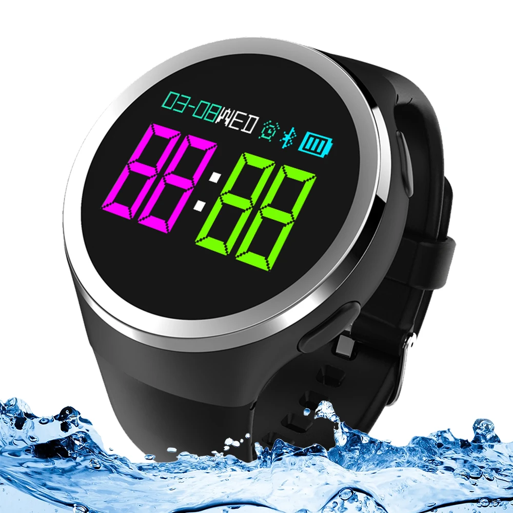 ZUCOOR Smart Bracelet IP68 Smartband Pulse Monitor Ring Heart Rate