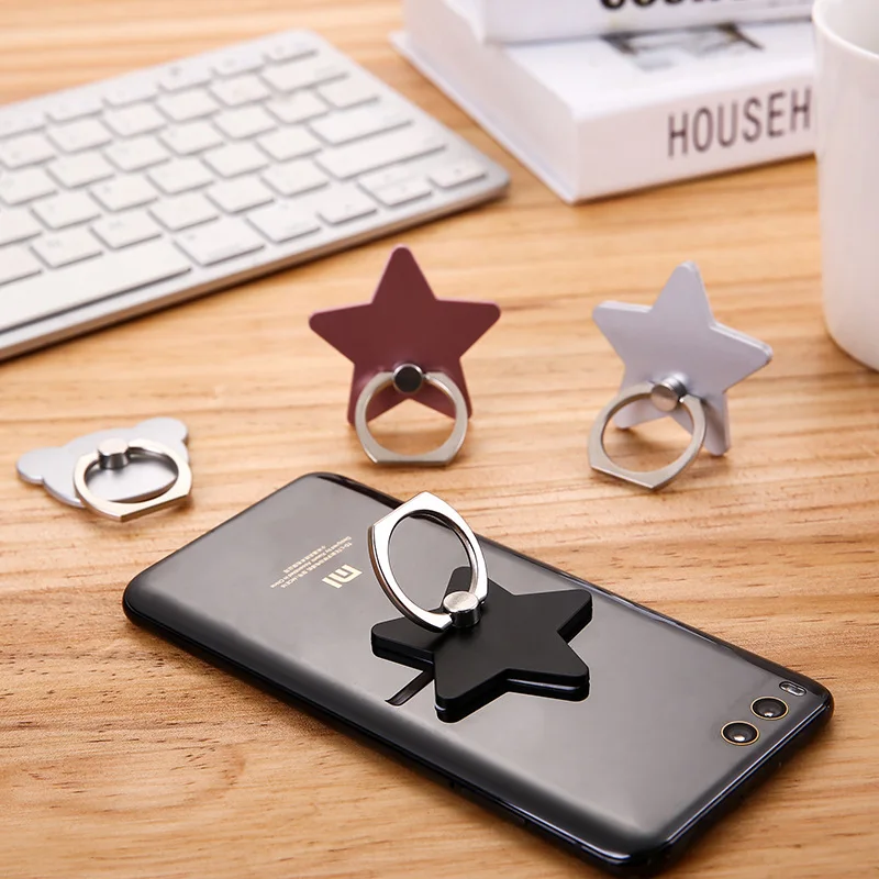 Держатель для мобильного телефона с кольцом на палец для iPhone Disneys mickey minnie Stitch 360 Grip Mount Kickstand автомобильные держатели для телефонов