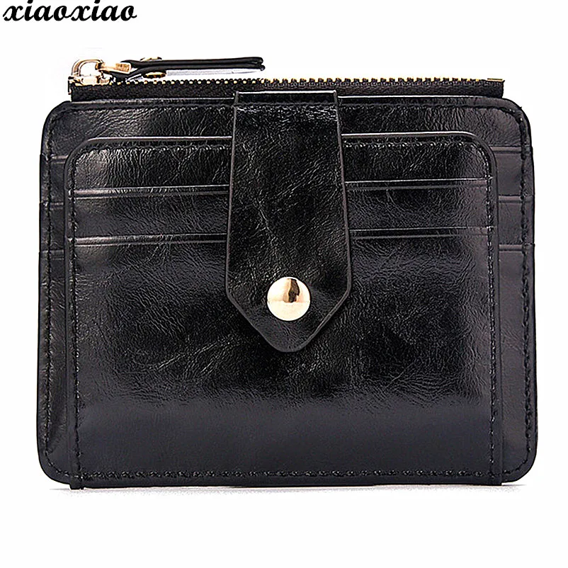 

Brand Fashion Leather Thin Wallet Men Blocking Short Wallet Coin Card Holder Purse With Coin Pocket Male money bag quality