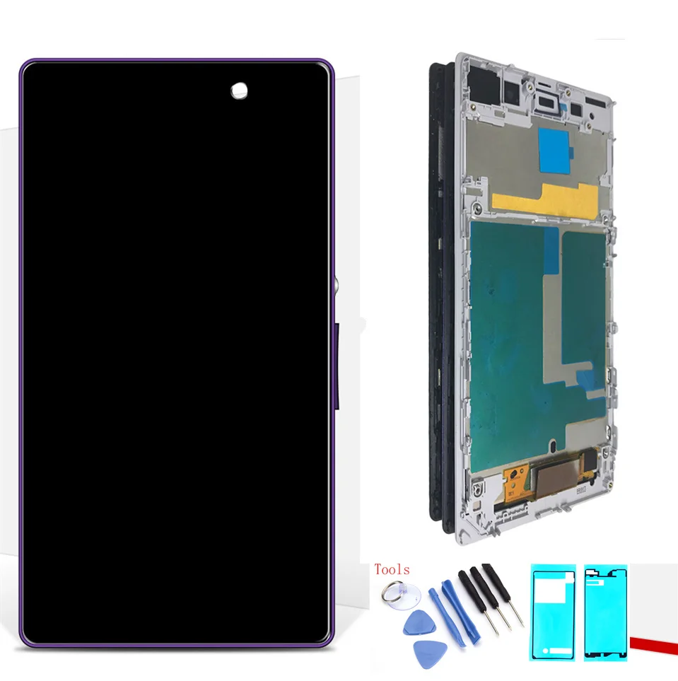 

5.0" LCD For Sony Xperia Z1 L39H L39 C6902 C6903 C6906 LCD Display + Touch Screen Digitizer Assembly with frame free shipping