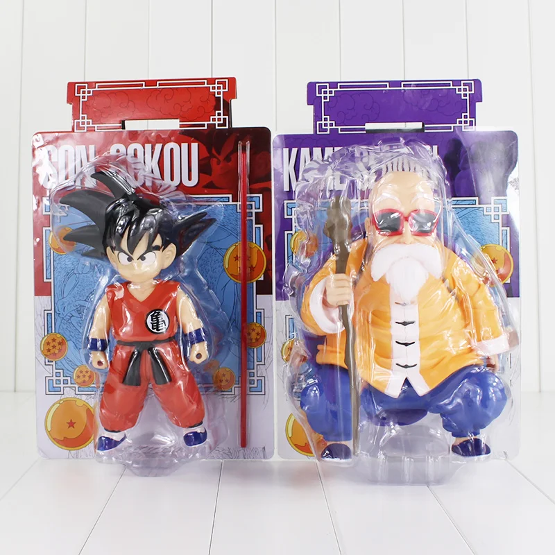 

Dragon Ball Anime Master Roshi Kame Sennin Son Goku Boxed PVC Action Figure Collection Model Dolls Toys 2pcs/lot