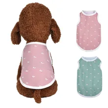 Недорогой жилет для животных с милым Рисунком Слона; сезон лето-весна; стиль с героями мультфильмов; дышащая удобная футболка с изображением собаки и кошки; одежда;# p4