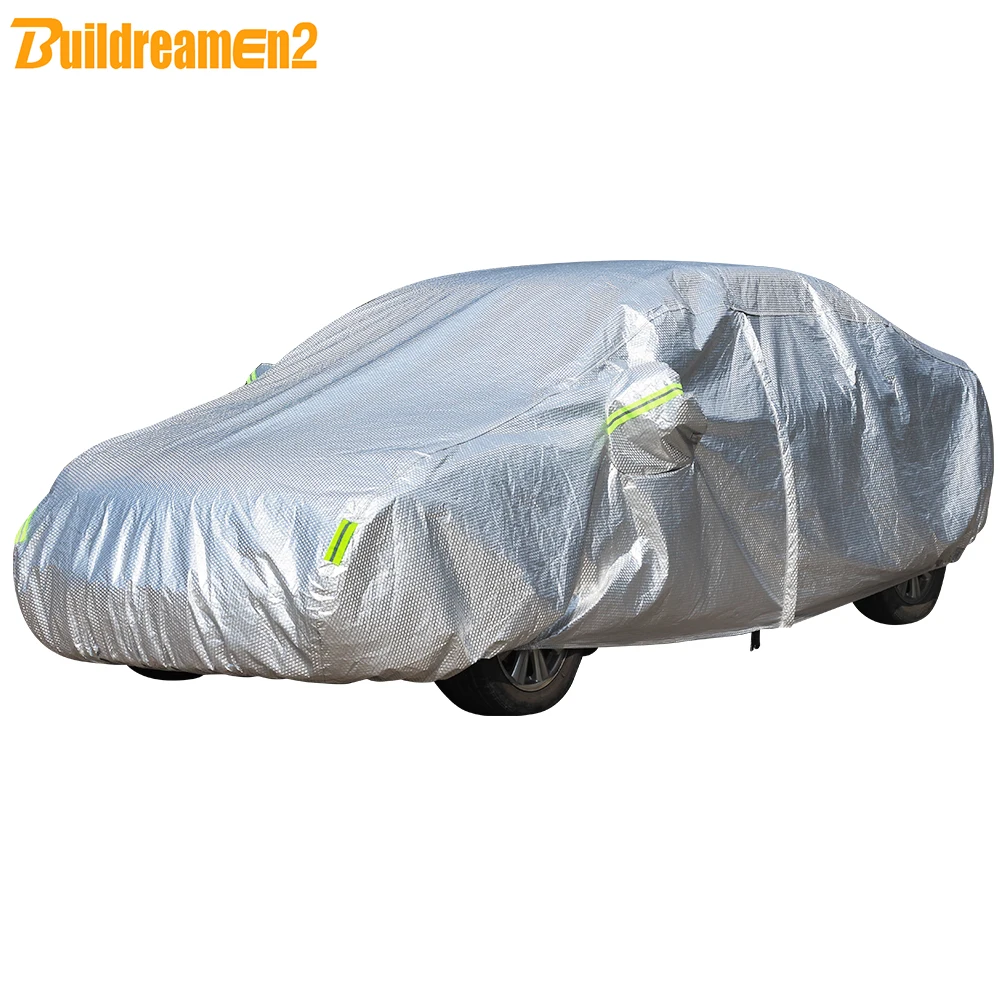Buildremen2 Thick Cotton Car Cover Waterproof Sun Rain Snow Hail