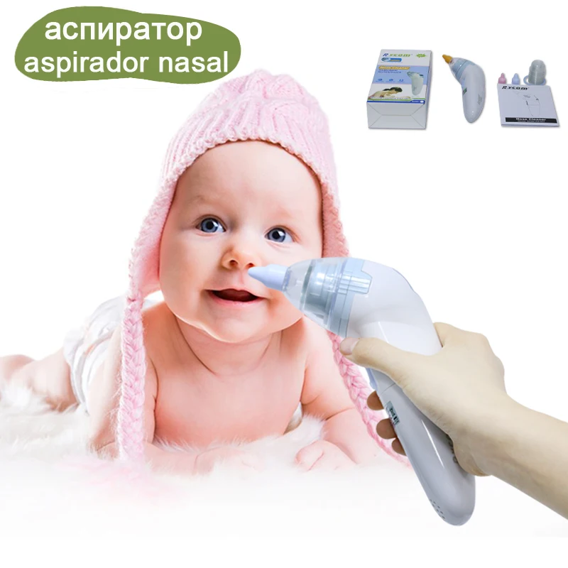 

One-use cup, 3 nozzles Baby Electronic nasal Aspiration, white color, and suck White color,nose cleaner for 1-3 year,