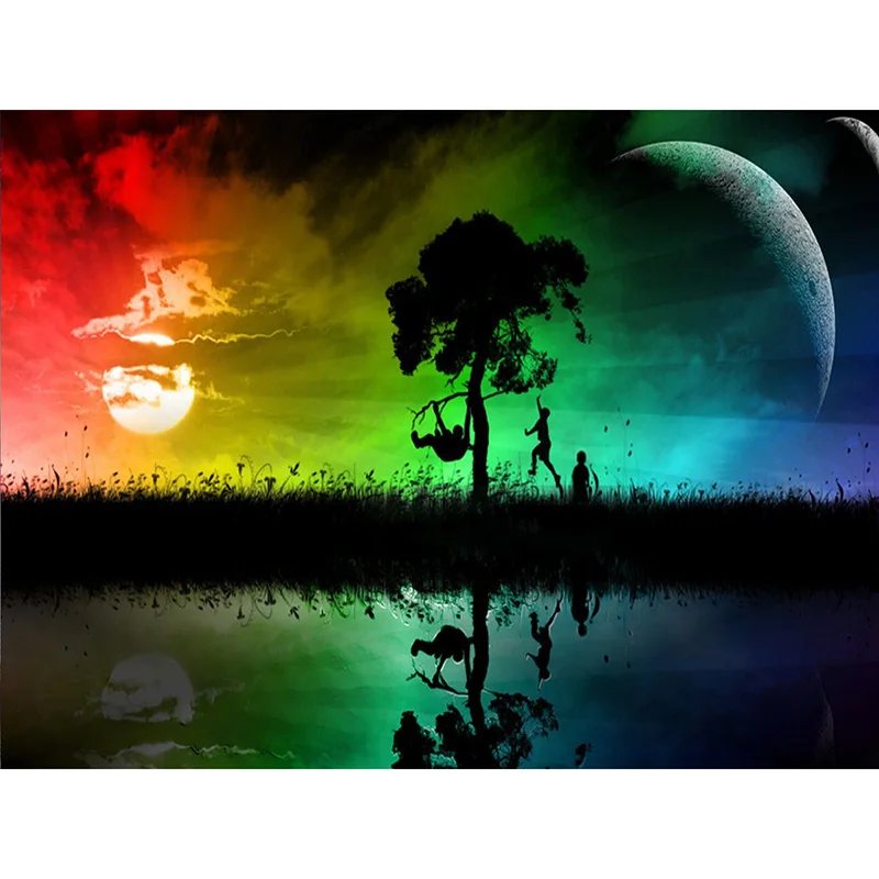 

Diamond Embroidery Sea Sunset Scenery Diamond Art Cross Stitch Diy Diamond Painting YY