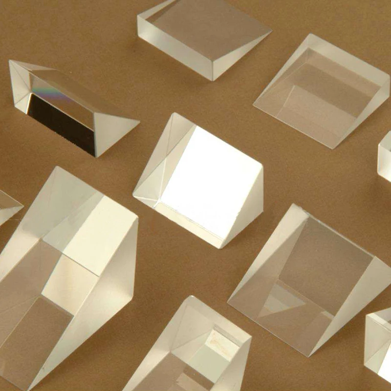 10 Optical Prism 10 10mm Total Reflection Isosceles Right Angle With