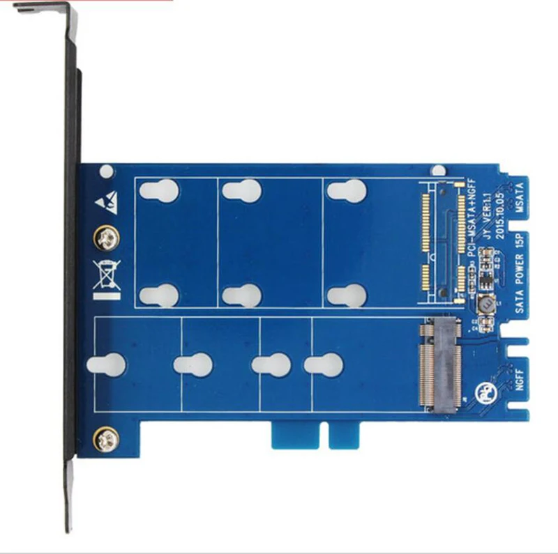NGFF M.2 SATA &amp mSATA TO SATA3 adapter card dual interface two with conversion High Speed Support ALL Size | Компьютеры и офис
