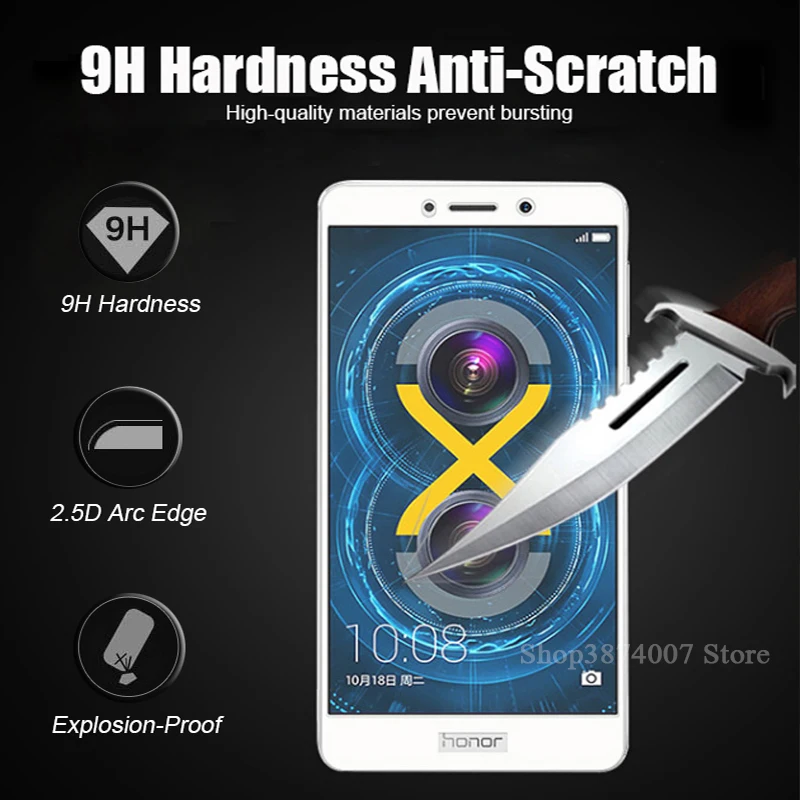 Полноэкранное закаленное стекло для Honor 6X 6A 6 A C X Huawei 6C защита экрана защитное