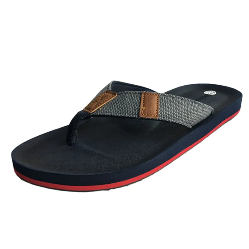 

Indoor Outside Men Slippers Flip Flops Size 41-46 Breathable Comfortable Man Casual Summer Shoes