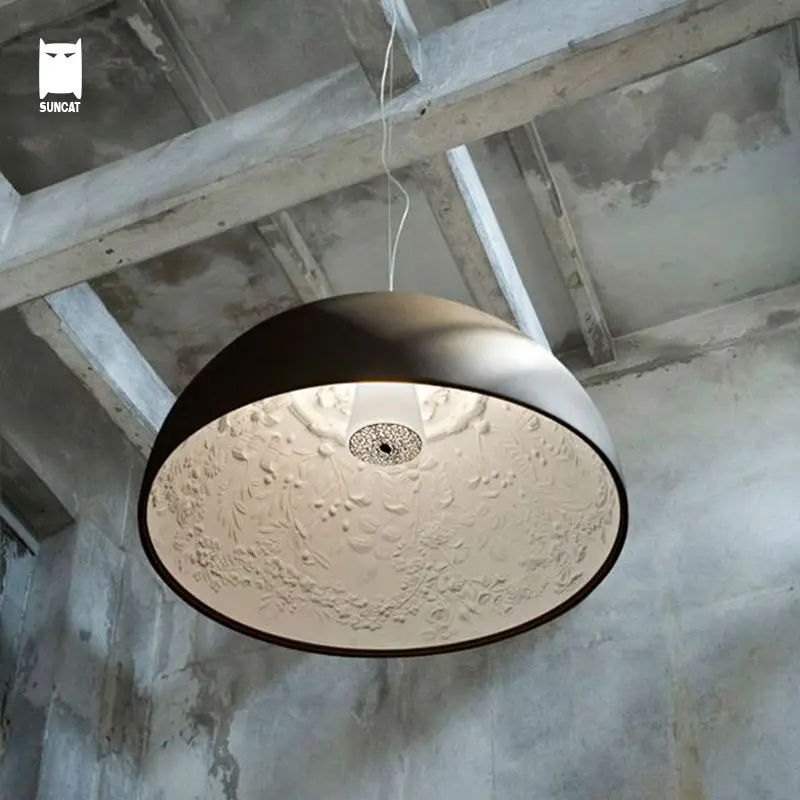 

Resin Round Sky Garden Pendant Light Fixture Nordic Modern Vintage Hanging Lamp Avize Lustre Skygarden Design Foyer Living Room