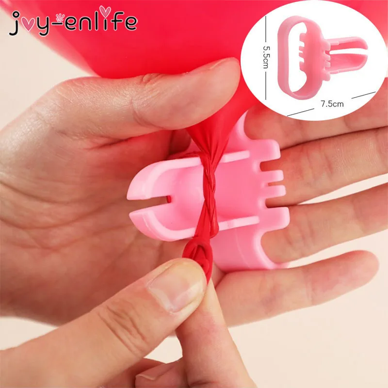 

1pcs Balloon Knotter Latex Balloon Fastener Easily Knot Tool Wedding Decoration Birthday Party Balloon Accessories Color Random