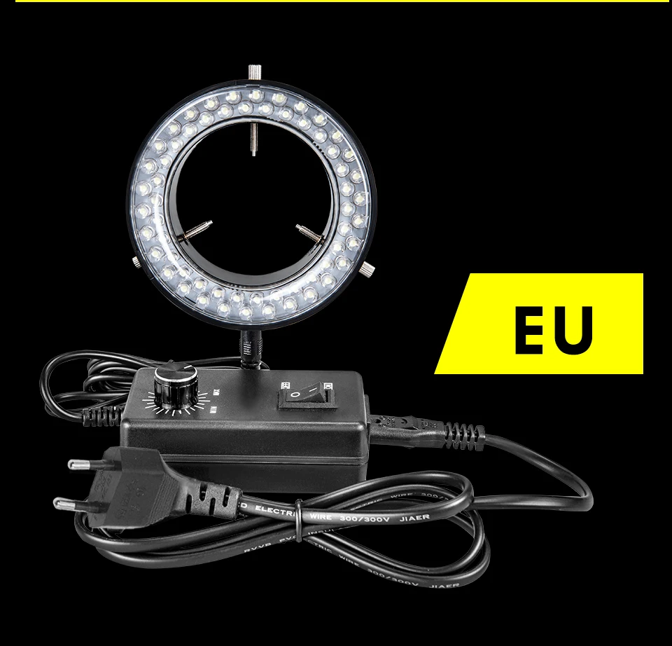 LED Ring Light illuminator Lamp For Industry Stereo Microscope Camera Magnifier  (13)