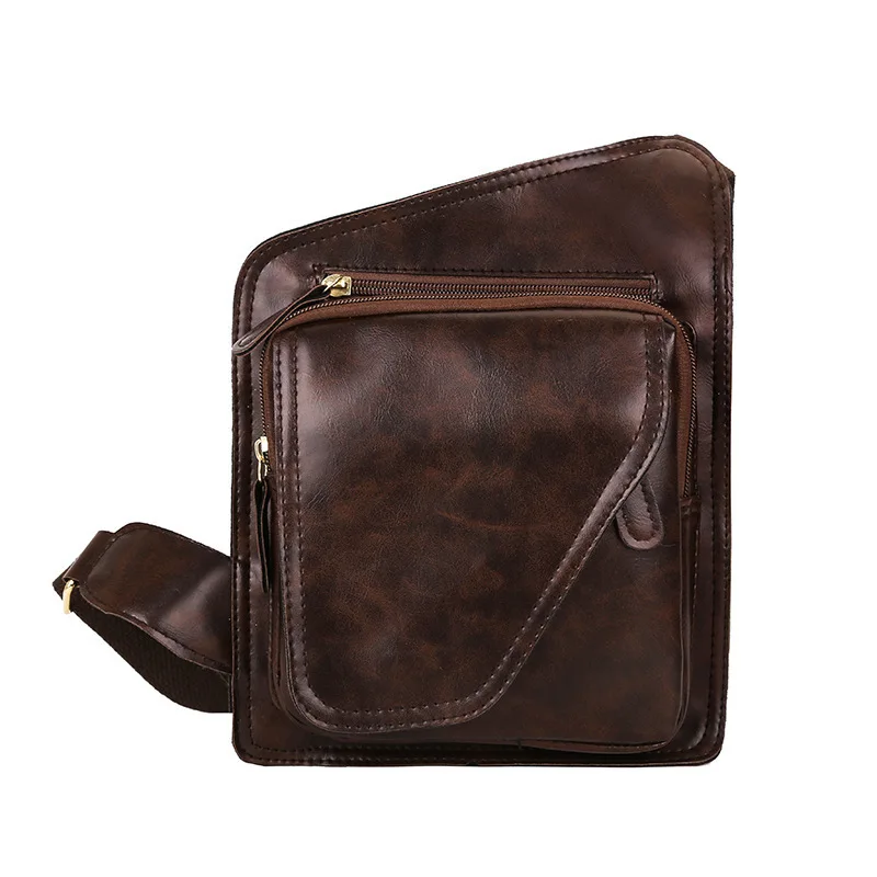 10 шт/партия PU мужская деловая нагрудная сумка для путешествий мужские сумки через плечо сумка на плечо пакет