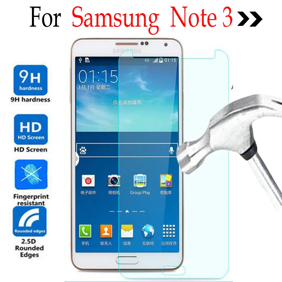 3x Vikuiti película protectora dqct 130 de 3m para Samsung Galaxy Note Edge 