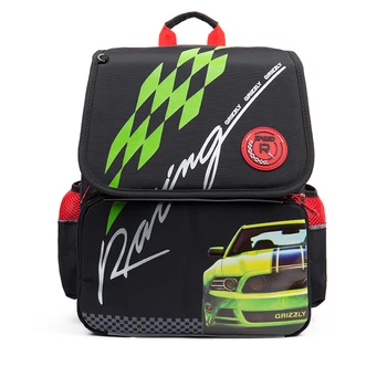 

Children School Bags for Boys Racing Car Printing Nylon Waterproof Orthopedic Backpack 1-4 Grade Kids Rucksack Mochila Escolar