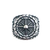 Size 7 To Size 15 Mens Boys 316L Stainless Steel Cool Punk Gothic Anchor Rudder Classic Ring 2