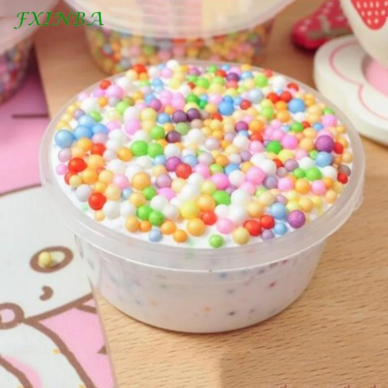 FXINBA Sprinkles Foam Beads For Slime Supplies Snow Mud Particles Accessories DIY Foam Slime Balls Small Tiny 2-4mm 15000 Beads FXINBA Sprinkles Foam Beads For Slime Supplies Snow Mud Particles Accessories DIY Foam Slime Balls Small Tiny 2-4mm 15000 Beads